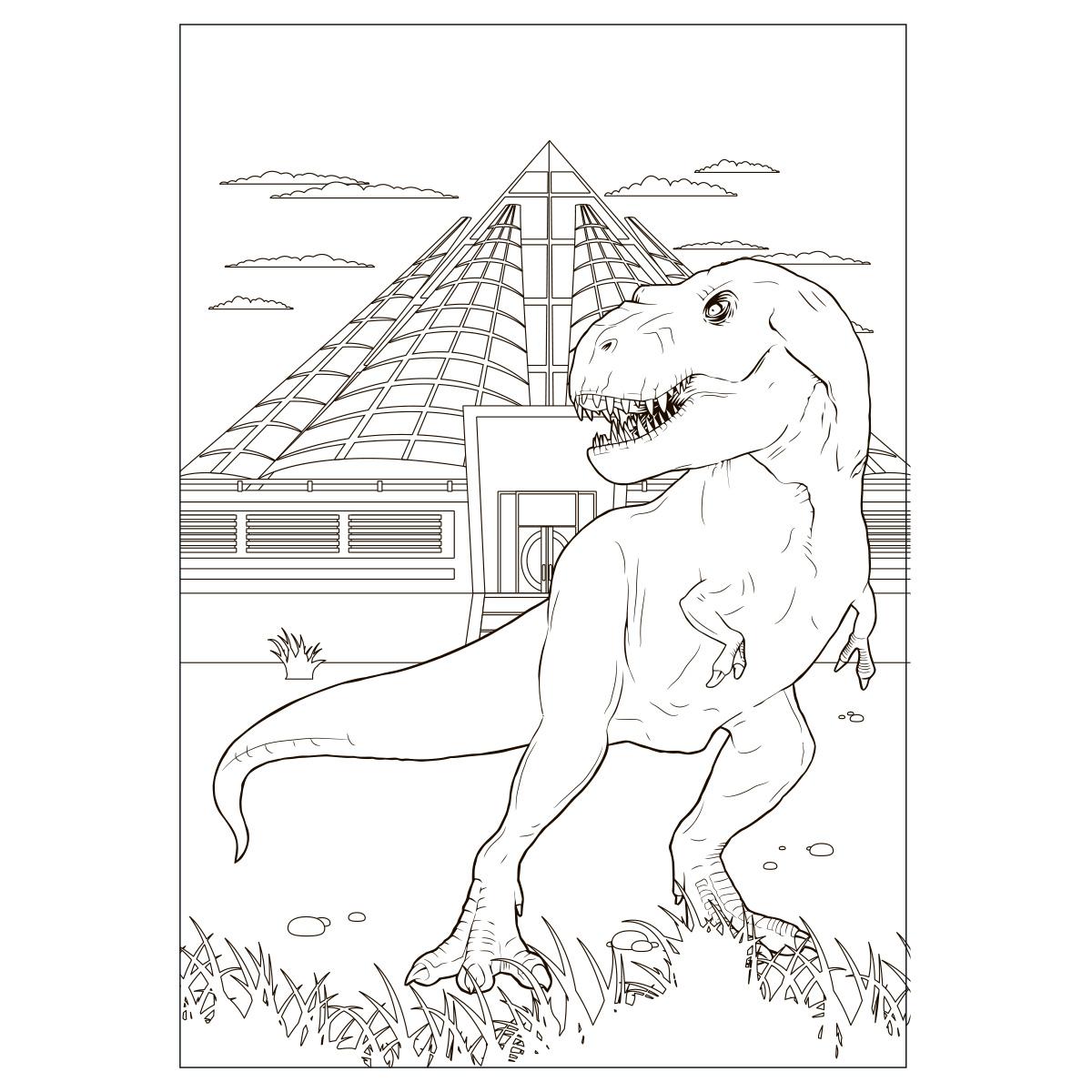 Розмальовка А4. Jurassic world. YES 742916