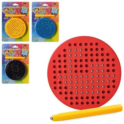 Магнітна мозаїка з кульками Magic Magnetic Board. В блістері. 10*10*2,5см. МТ 3003