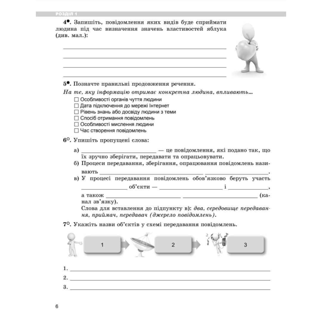 Інформатика 5 клас. Робочий зошит НУШ. До Рівкінд. Генеза 3106