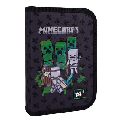 Пенал-книжка одинарний з клапаном Minecraft Team. Yes 533622