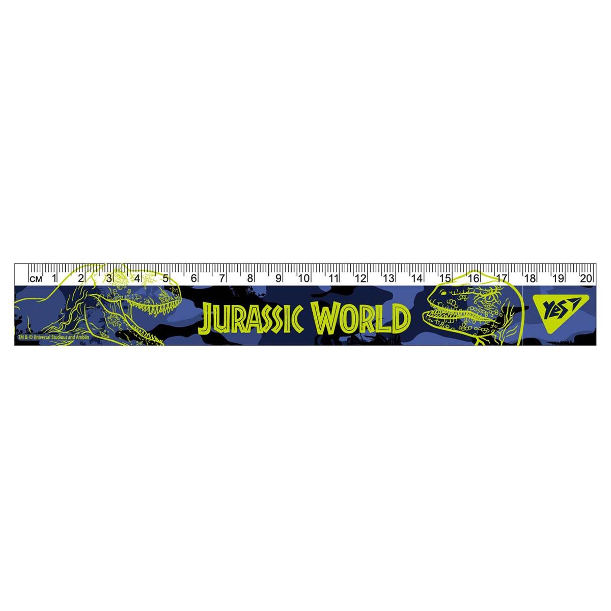 Лінійка YES 20см Jurassic World 370583
