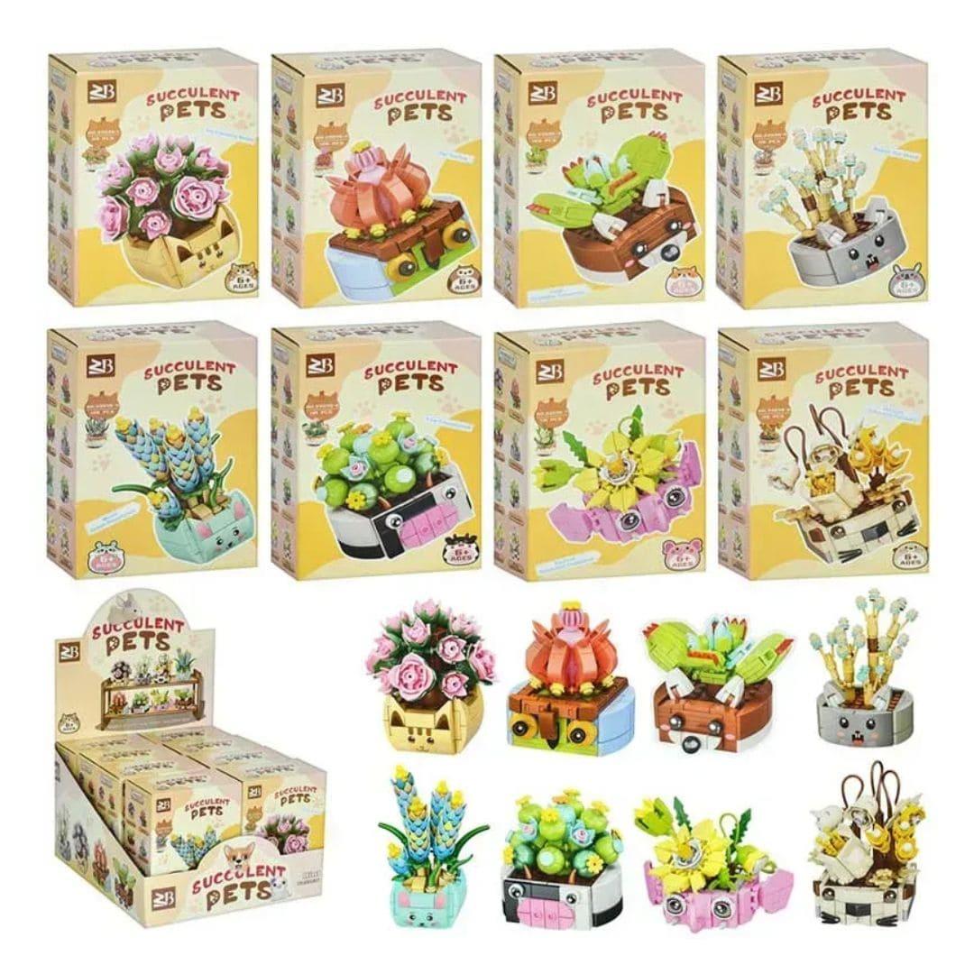 Конструктор. Квіти у горщику.  Succulent PETS. МТ 33036
