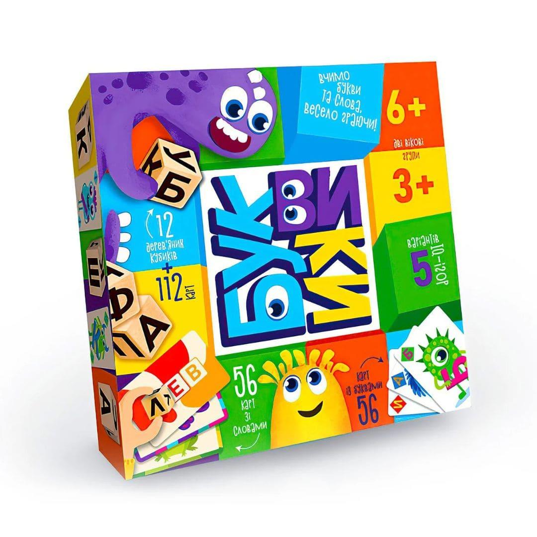 Настільна гра. Буквики. Danko toys 6990