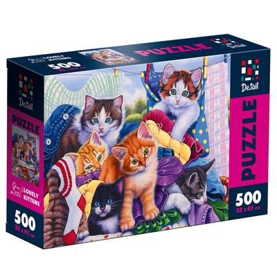 Пазл на 500 елем. Милі кошенята. De.tail 500-13