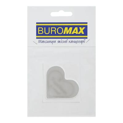 Наклейка світловідбиваюча-флікер. Серце, з Україною в серці. BUROMAX 9722
