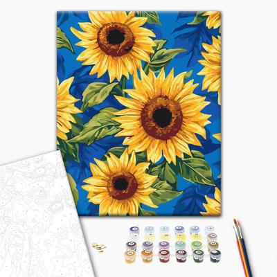Картина по номерах. Квітучі соняхи. 40х50см. Brushme 54375