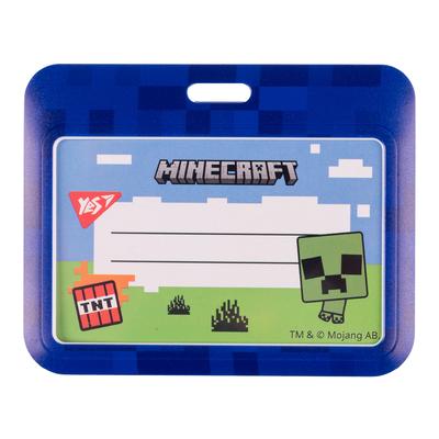 Бейдж без стрічки горизонтальний Minecraft. Yes 940325