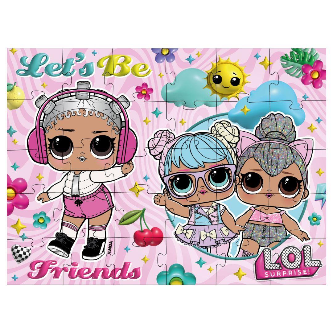 Пазл на 30 елем. Гра-головоломка L.O.L. Surprise! Lets Be Friends. Ідейка 30-001