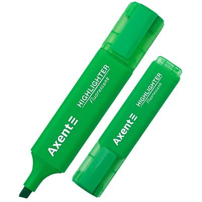 Маркер текстовий зелений Highlighter Axent 2537-04