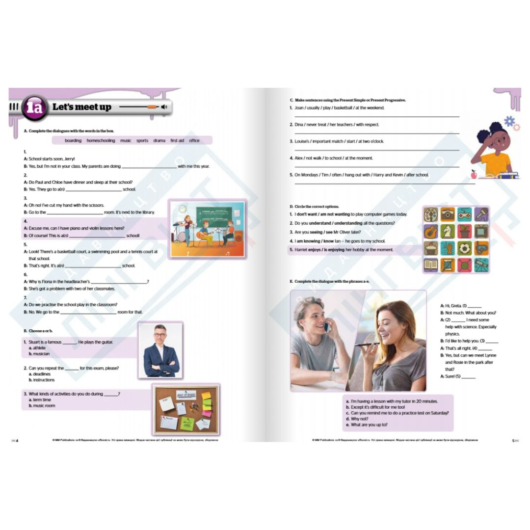 Full Blast Plus 8клас. For Ukraine. Workbook. H.Q. Mitchell. Marileni Malkogianni. 6191 Лінгвіст