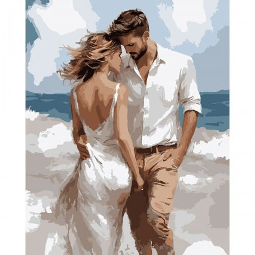 Картина по номерах. Романтична пара. 40*50м. Santi 955770