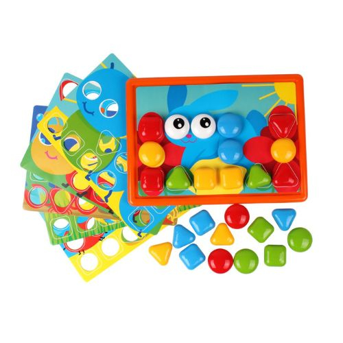 Мозаїка 6 шаблонів 26 кнопок. Technok Toys 6047