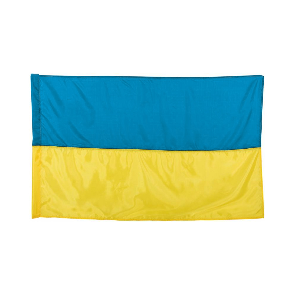 Прапор України, 90*140см. болонья. Скріпка 782011