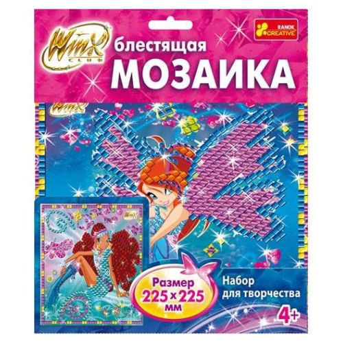 Блестящая мозаика. 225*225 мм. Феечки  Винкс. Ранок 13159032