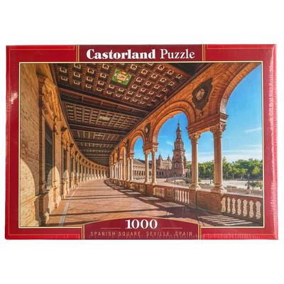Пазли 1000 ел. Іспанська площа, Севілья, Іспанія, 68*47/14/  Castorland. МТ. 105106