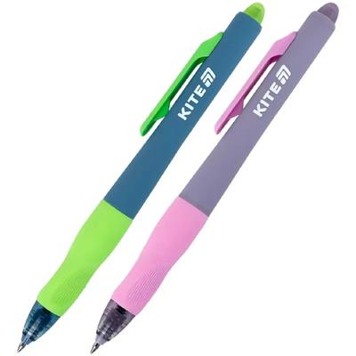 Ручка гелева автоматична пиши-стирай. Erasable gel pen. KITE 25-100