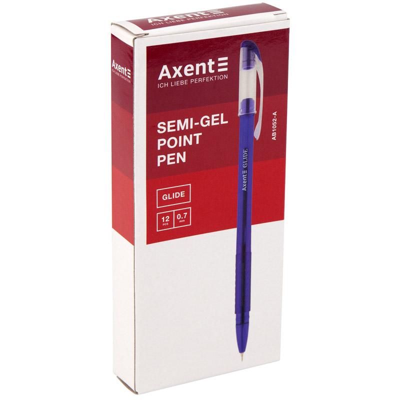 Ручка кулькова AXENT GLIDE. синя 0,7мм 1052