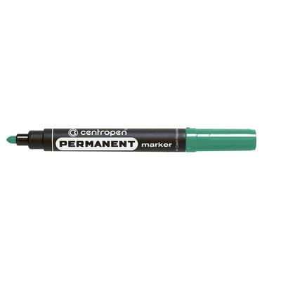 Маркер перманентний 2,5 мм  круглий зелений. Centropen 8566