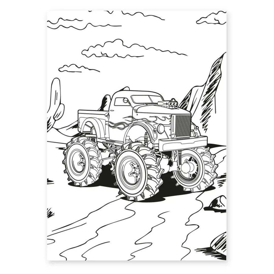 Розмальовка А4.1 Вересня. Monster Truck. 12 стор. 742810