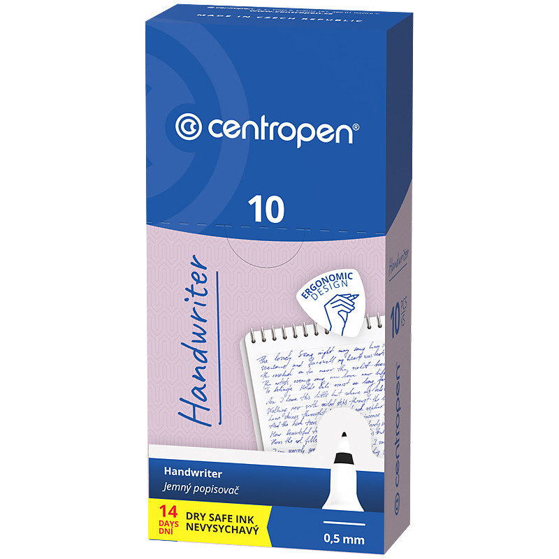Лінер 0,5мм зелений Handwriter Ergoline CENTROPEN. 4651