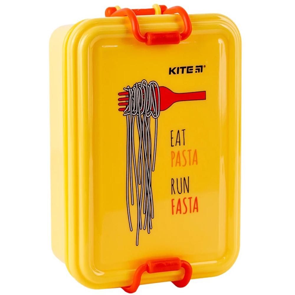 Ланчбокс з розділювачем жовтий Pasta 650 мл. KITE. 24-175-1
