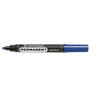 Маркер перманентний 2,5 мм  круглий синій. Centropen 8566