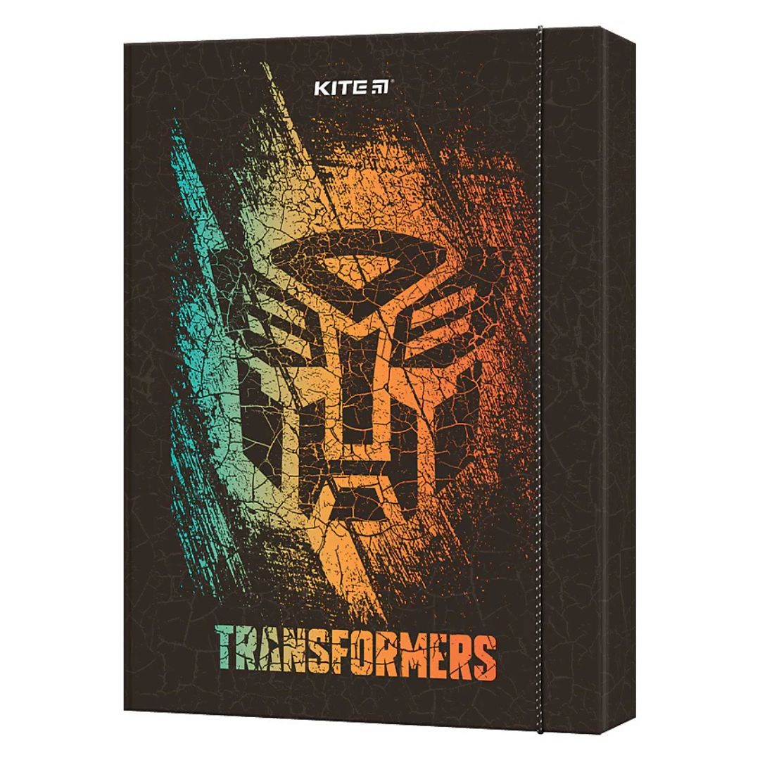 Папка для праці А4 на гумках. Transformers. Kite 23-213