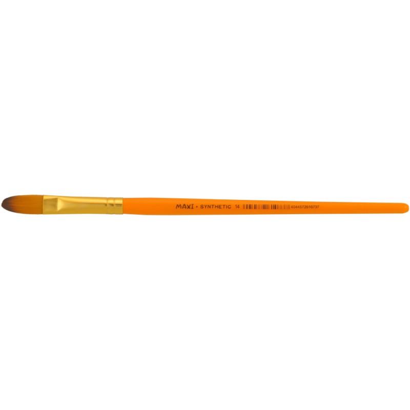 Пензлик №14 овальний синтетика. MAXI 61073