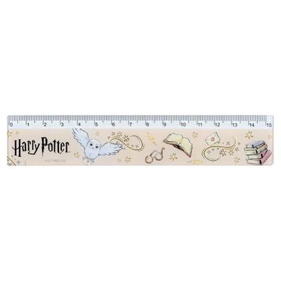 Лінійка пластикова, 15 см. Harry Potter. Kite 24-090