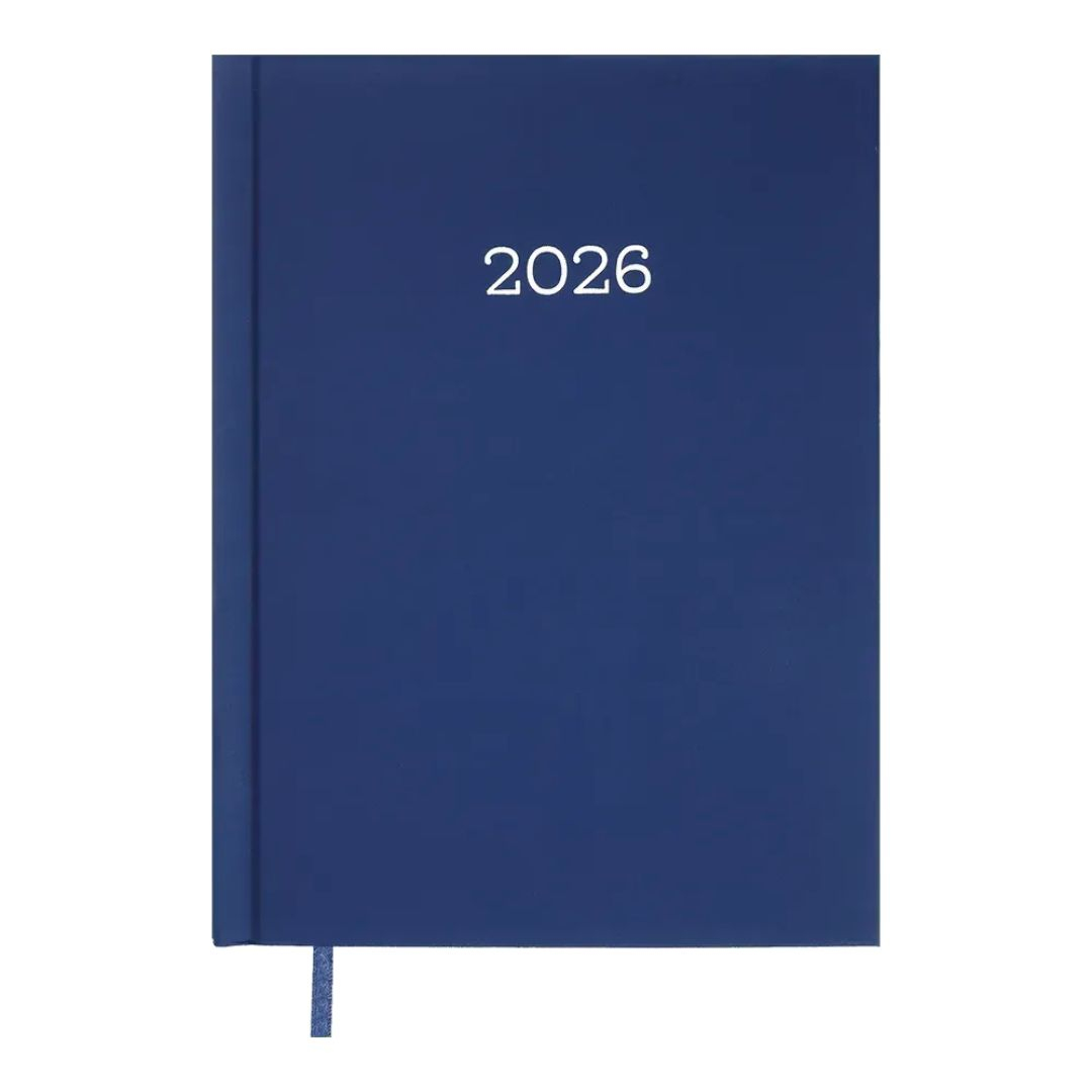 Блокнот діловий А5 датований MONOCHROME 2026. синій. ВUROMAX 2160-02
