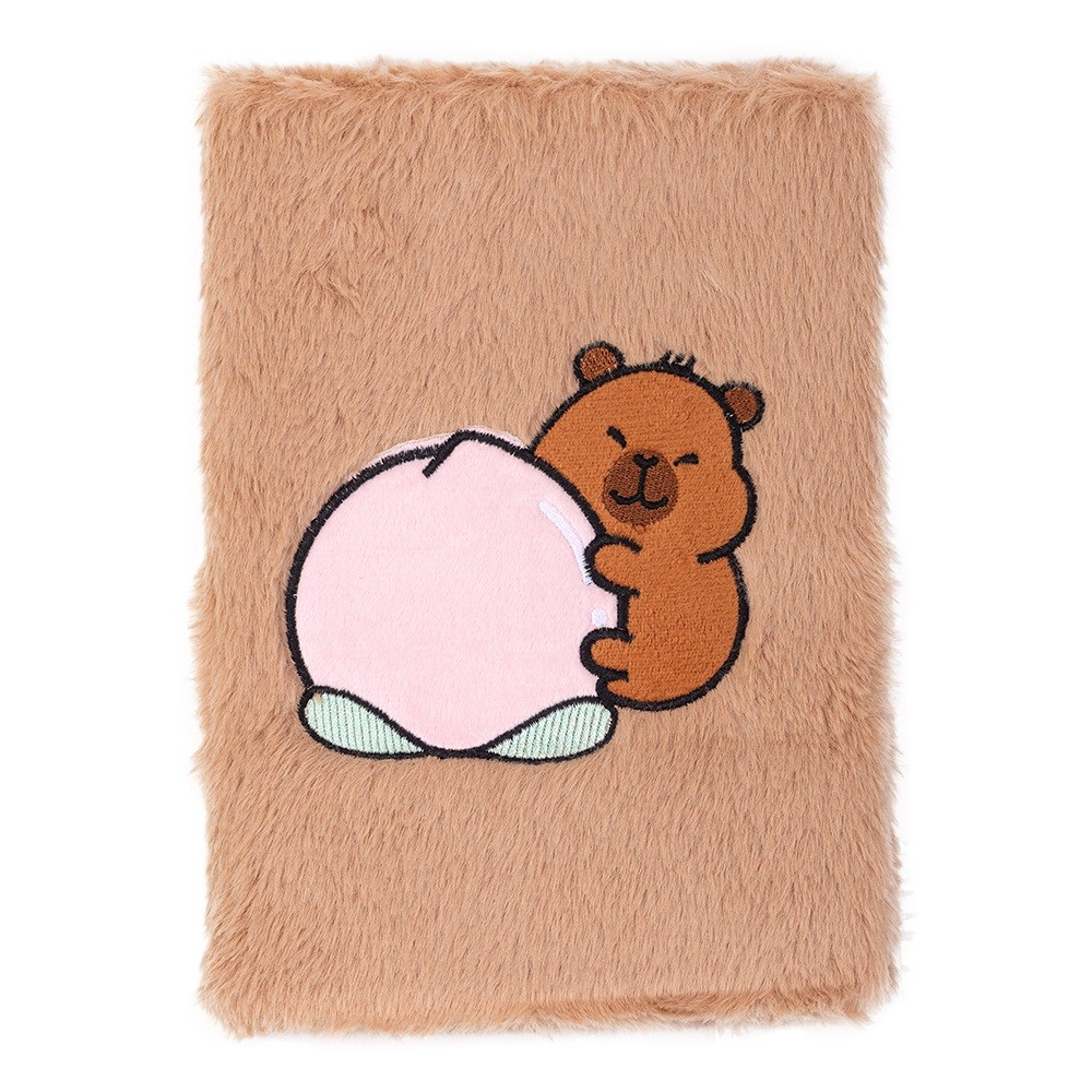 Блокнот плюшевий 80арк. Capybara 9. клітинка А5. Zibi 700023