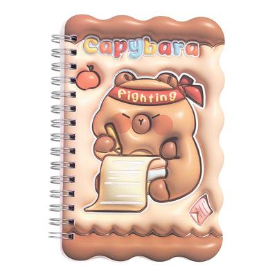 Блокнот А6 на спіралі 60арк. Capybara. клітинка. Zibi 700026