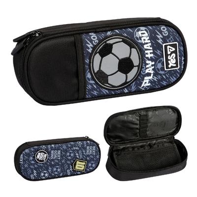Пенал-скринька тканевий на 1 відділення. Play football. Yes 533771