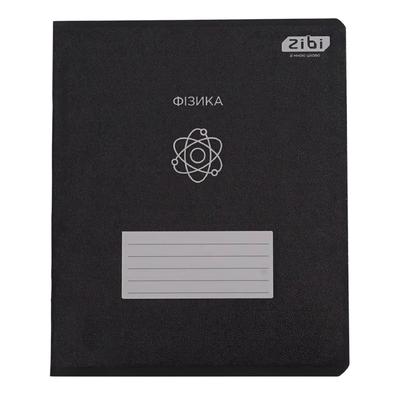 Зошит А5. 48 аркушів. Клітинка. Фізика. Предметний. Black. Zibi 1700-05