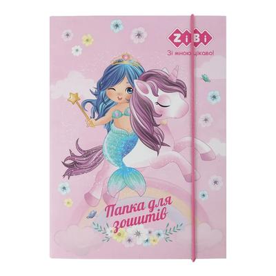 Папка для зошитіів  В5 на гумках. Cute. ZIBI 14983