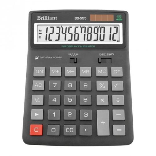 Калькулятор Brilliant BS-555 (12разр. 2 пит.) 0426