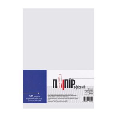 Папір офісний А4 100арк. 80 г/м. ТЮ. 2000