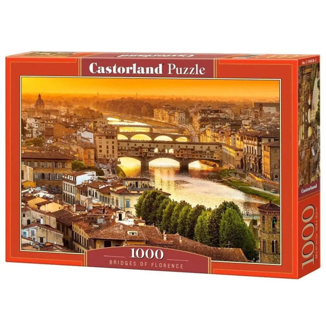 Пазл на 1000 елем. Мости Флоренції. Castorland 104826