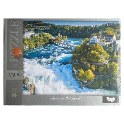 Пазли 1500 ел. Швейцарія. Водопад.  ДТ. 1500-04-08