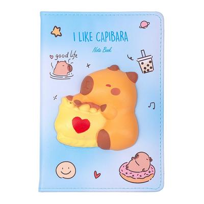 Блокнот зі сквішем 80арк. Capybara 9. клітинка А5. Zibi 700030