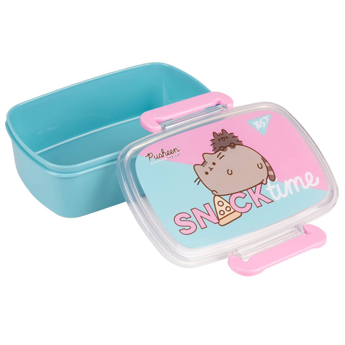 Ланчбокс 750 мл. бірюзовий. Pusheen. YES 708065