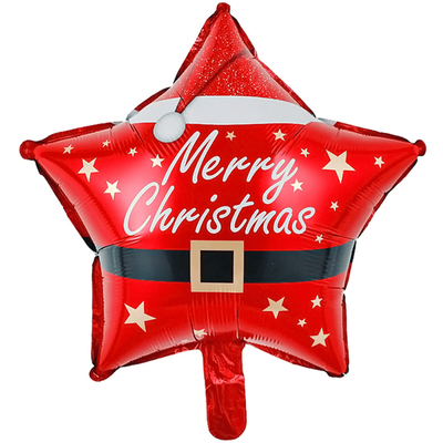 Кулька фольгована Зірка Merry Christmas 331925