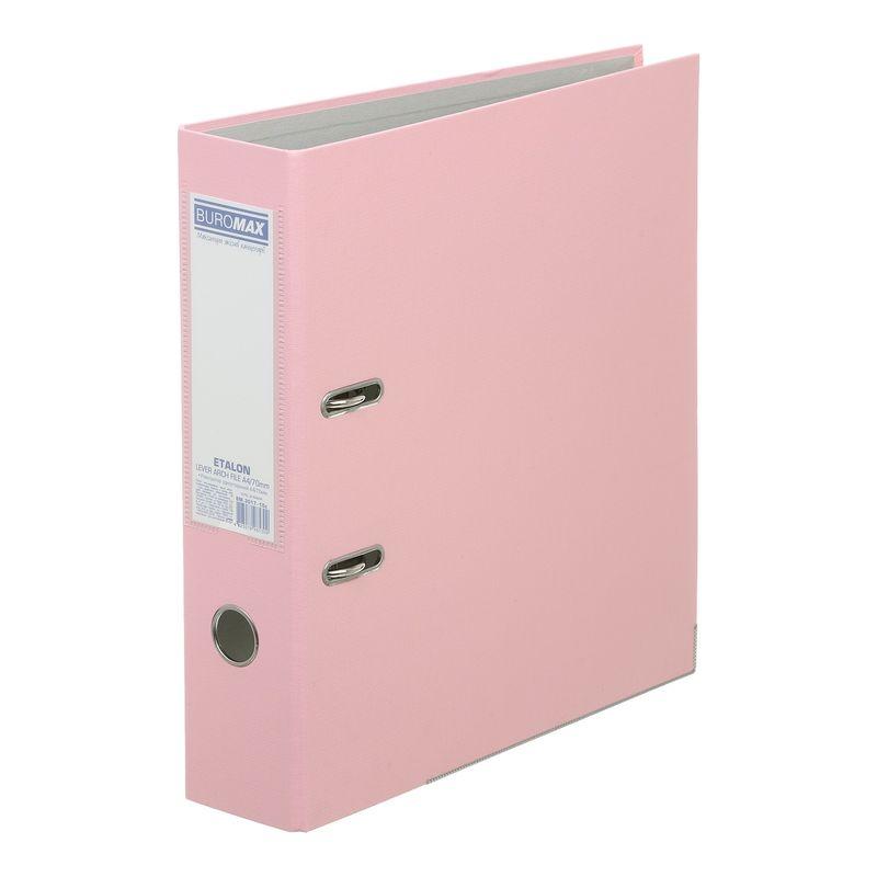 Папка-накопичувач А4, 7 см, рожева ETALON PASTEL BM. 3017-10