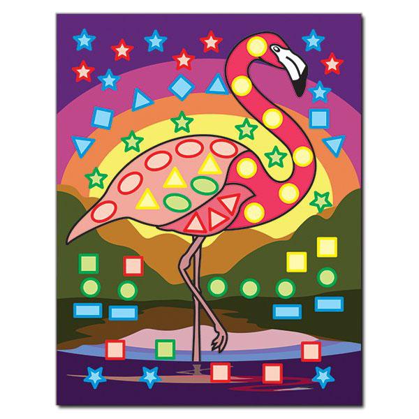 Колібрі. Мозаїка для малюків з наліпками. Глорія. Ч20