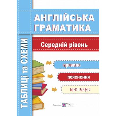 Англійська мова. Середній рівень. Таблиці  та схеми. ПІП. К71