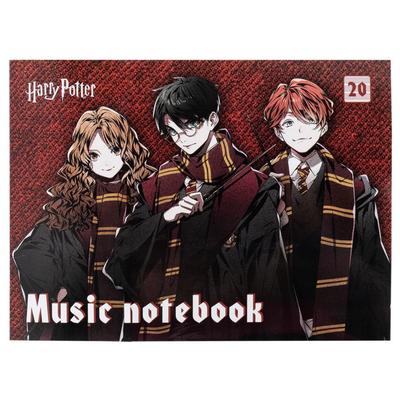 Нотний зошит А5. 20 аркушів. Harry Potter. Kite. 25-405