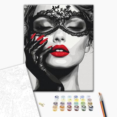 Картина по номерах. Таємниці під маскою. 40х50см. Brushme 54349