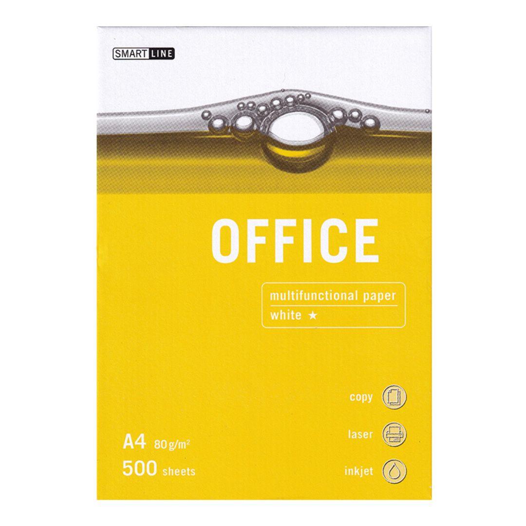 Папір офісний А4 SMART LINE Euro UNIVERSAL 500л 80г/м2 класс C+. Словаччина 80