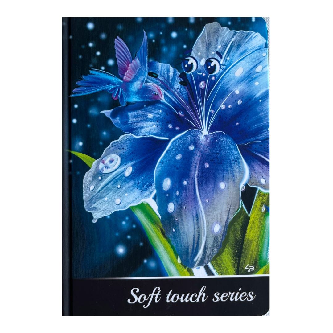 Скетчбук А5 48 аркушів. Soft touch series flower. Profiplan 903573