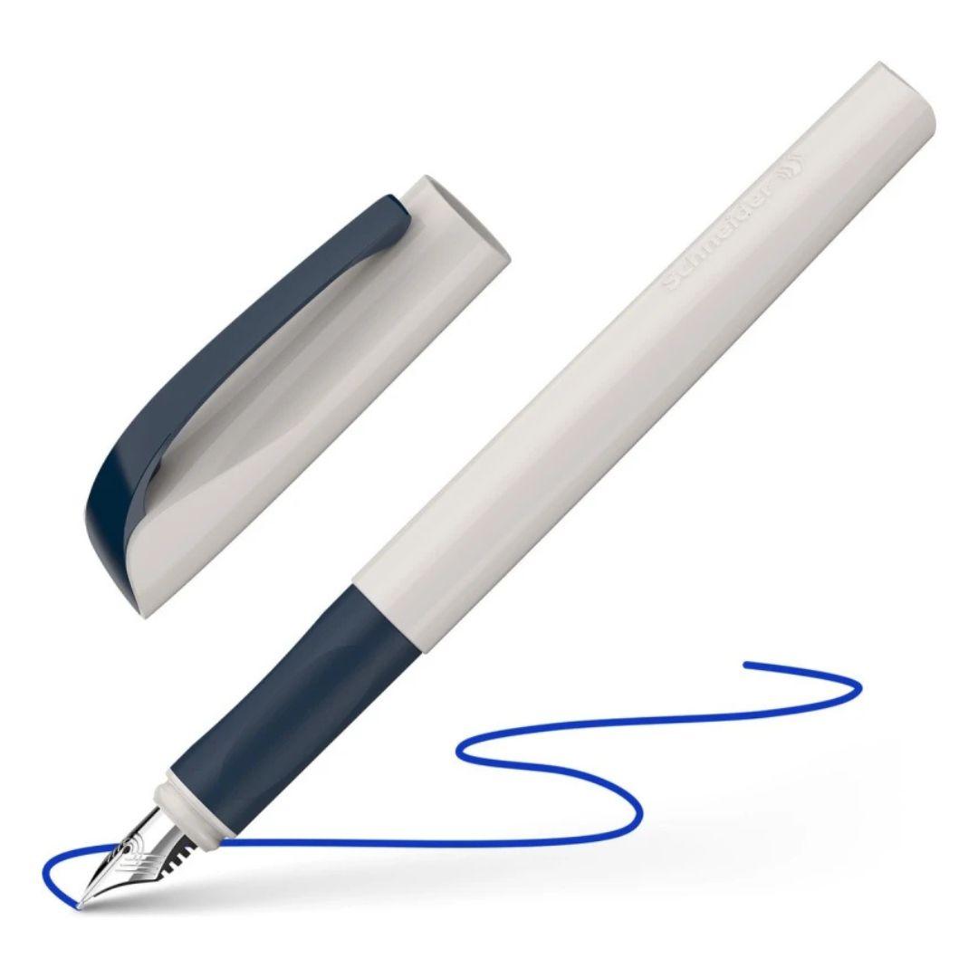 Ручка-перо Schneider ХРЕСТ сірий корпус з чорнильним патроном. 169017